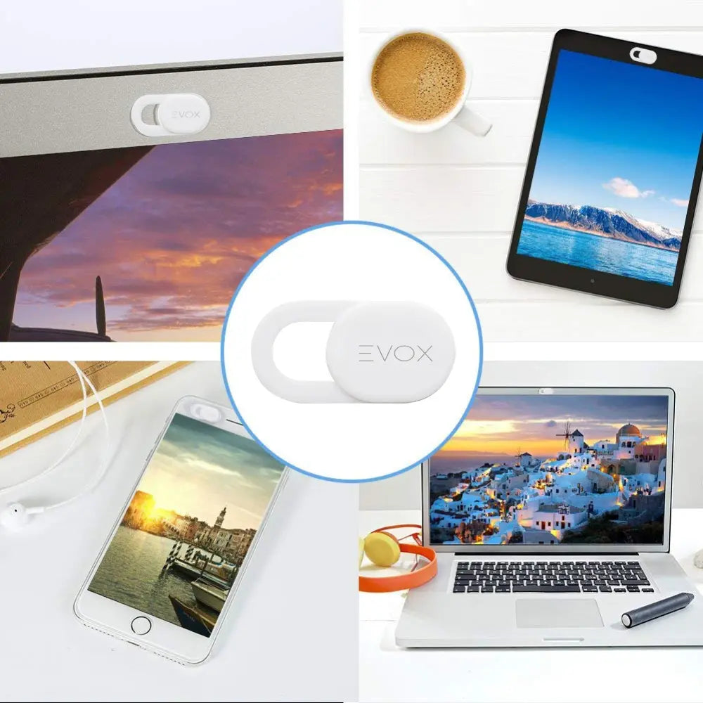 Tapa Camara Webcam Cover Celular Notebook Spyslide Blanco