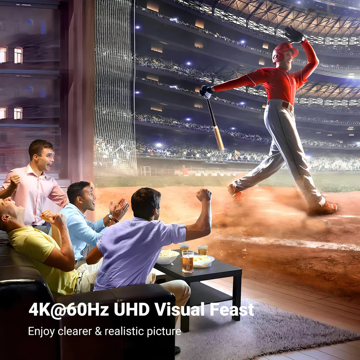 Switcher Hdmi 2 In 1 Out 4k @ 60hz 3d Bidireccional Ugreen