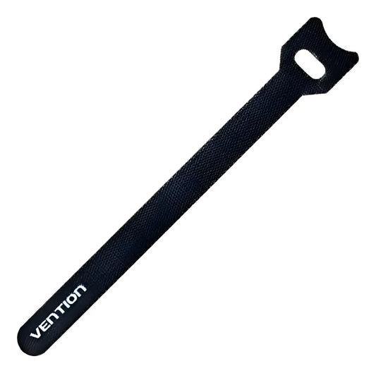 Tira Organizadora De Cables Nylon Autoadhesivo 15cm Vention Negro