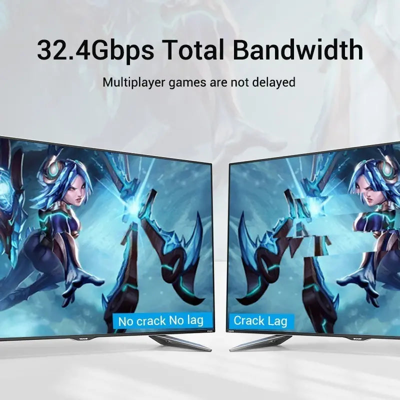 Cable Premium Display Port 1,4 8k 60hz 2 Metros Vention