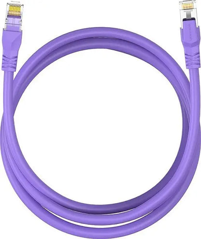 Cable De Red Cat6a Rj45 Sftp Purpura 10gbps 1 Metro Vention