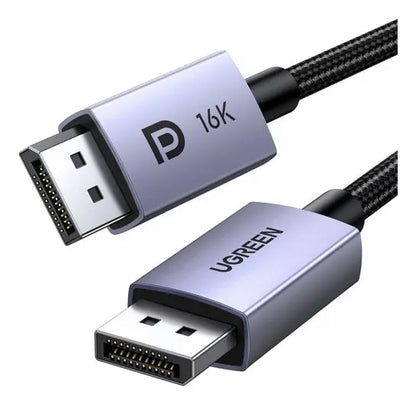 Cable Displayport 2,1 Premium 16k 240hz Hdr Gsync 3m Ugreen