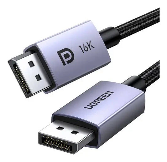 Cable Displayport 2,1 Premium 16k 240hz Hdr Gsync 3m Ugreen