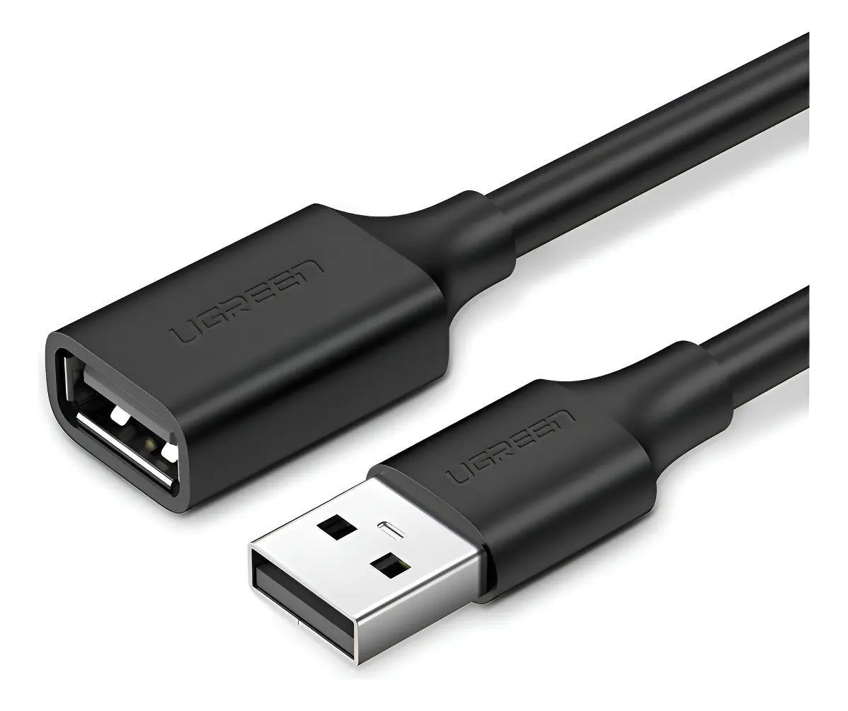 Cable Extensor Ugreen Premium Usb 2,0 Macho A Hembra 0,5m - Negro