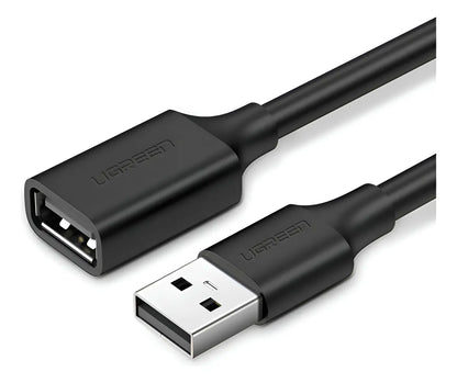 Cable Extensor Ugreen Premium Usb 2,0 Macho A Hembra 0,5m - Negro