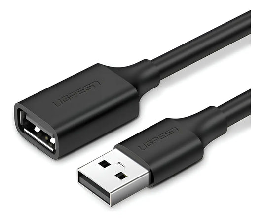 Cable Extensor Ugreen Premium Usb 2,0 Macho A Hembra 0,5m - Negro