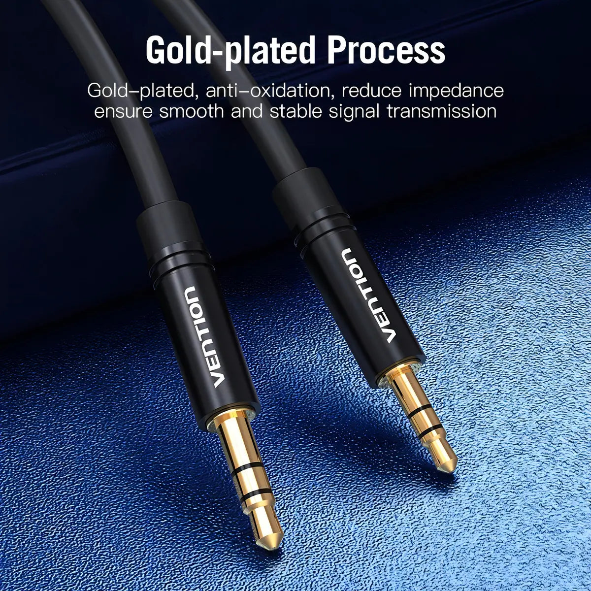 Cable Audio Auxiliar 1,5m Jack 3,5 Macho A Macho 2,5 Vention