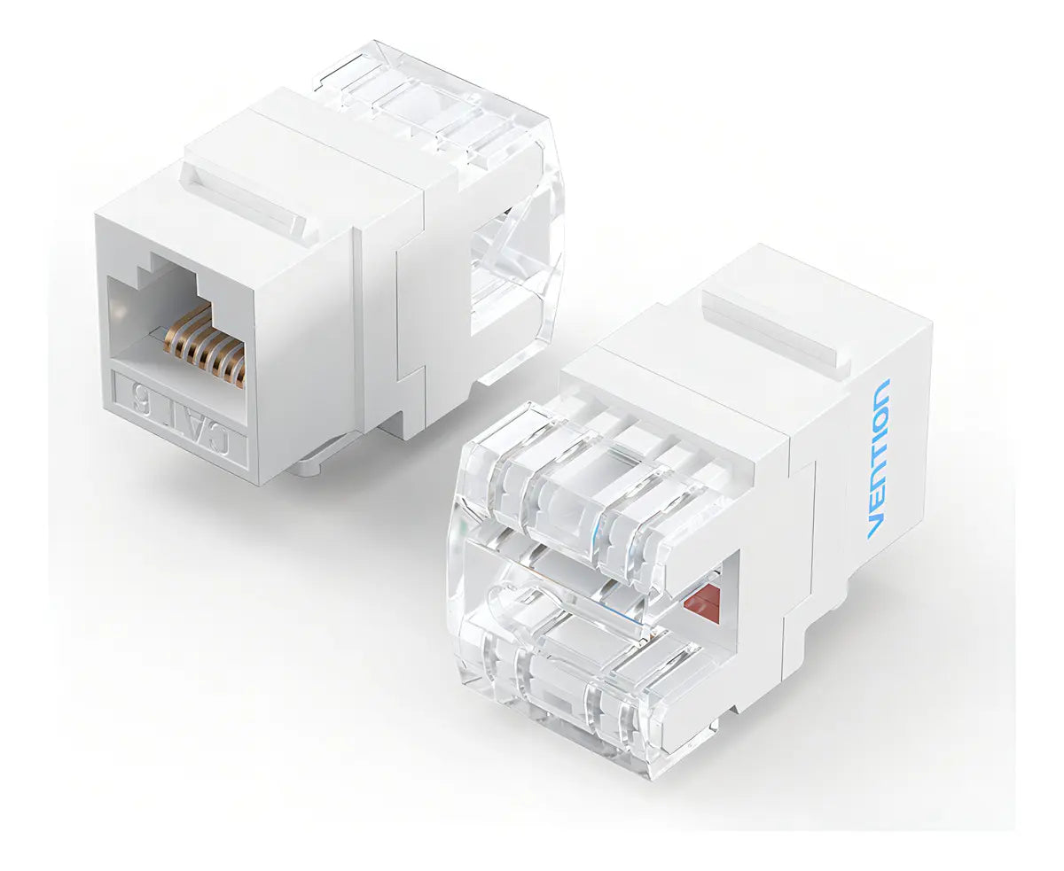 Jack Rj45 Keystone Ficha Utp Cat6 180 Grados 1000mb Vention