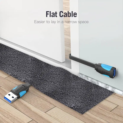 Alargue Usb 3,0 Cable 0,5 M Extensor Alta Velocidad Vention Negro
