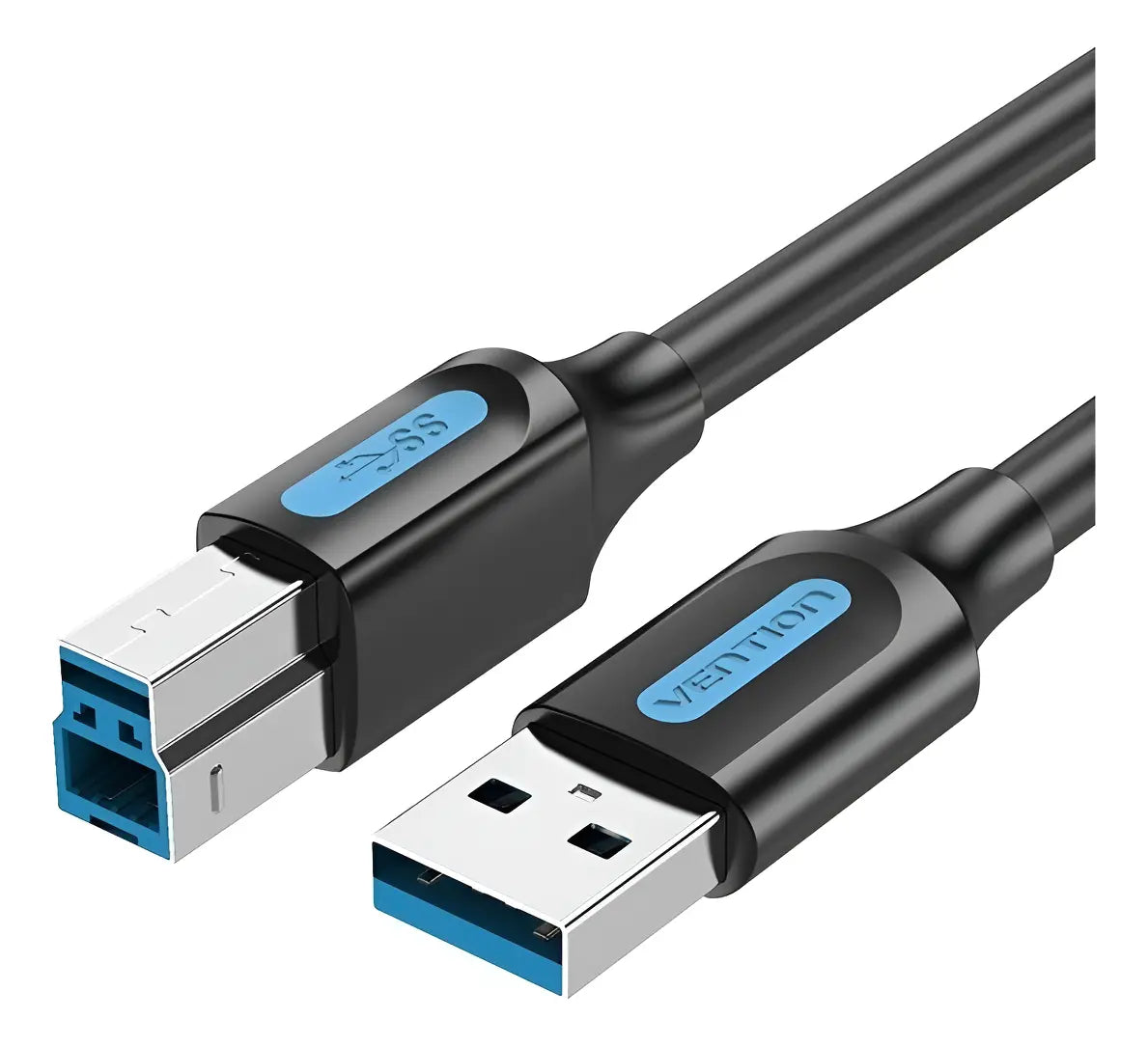 Cable Premium Usb A Tipo B De 1,5 Metros Impresora Vention Negro