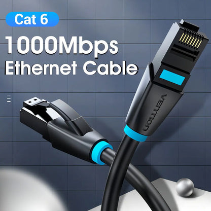 Cable De Red Cat6 Patch Cord Rj45 Gigabit 1m Vention