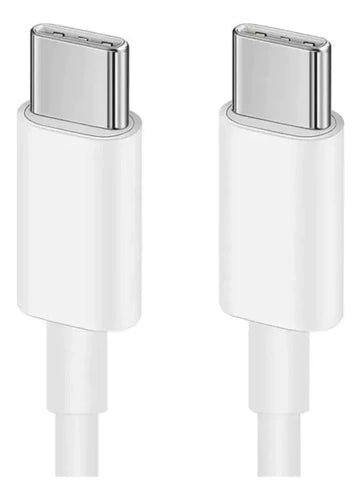 Cable Usb C 60w 3a Carga Ultra Rapida 2 Metros Celular Blanco