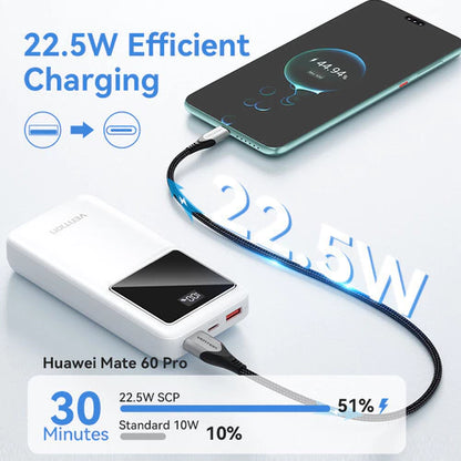 Power Bank Cargador Portatil 20000mah Incluye Cable Vention