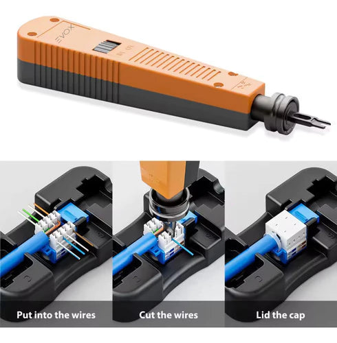 Pinza Impacto Impactadora Cable Utp De Red Rj45 Punch Down