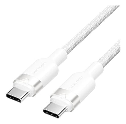 Cable Usb C Trenzado Carga Rapida Vention 60w 3a 1 Metro Negro