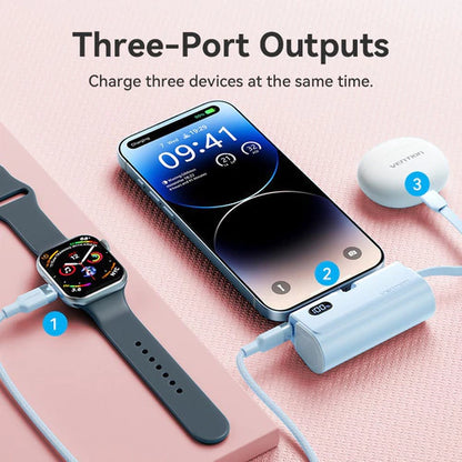 Power Bank Cargador Portatil 4800mah Carga Rapida Vention