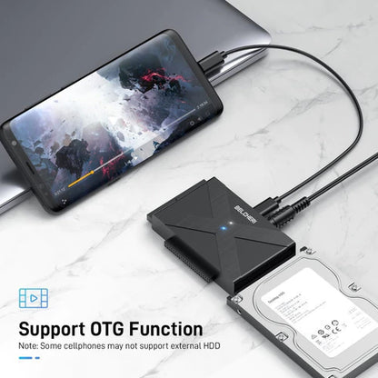 Adaptador De Sata 2,5 / 3,5 Ide A Usb 3,2 Gen 1 Belcheri Negro