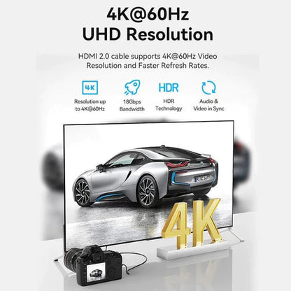 Cable Micro Hdmi A Hdmi 2,0 2m Bidireccional 4k Hdr Vention